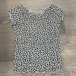 Old Navy Scalloped Animal Print Sz 14/16